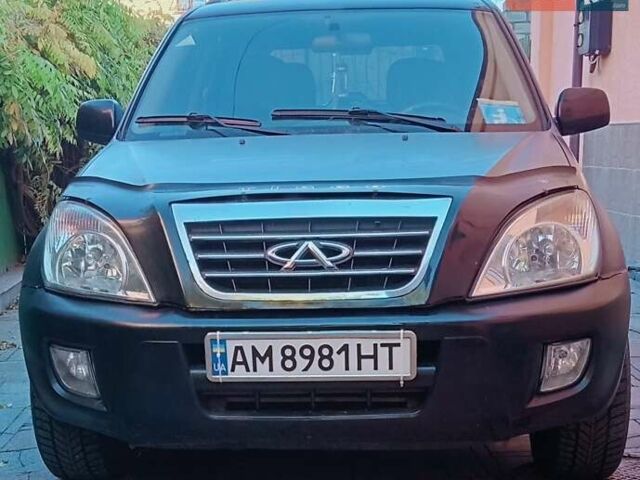 Черный Чери Тигго, объемом двигателя 1.97 л и пробегом 241 тыс. км за 3500 $, фото 1 на Automoto.ua