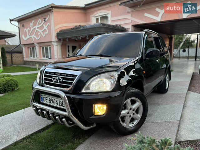 Черный Чери Тигго, объемом двигателя 1.8 л и пробегом 132 тыс. км за 3999 $, фото 1 на Automoto.ua