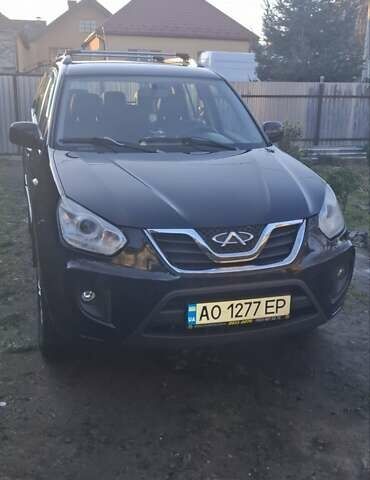 Черный Чери Тигго, объемом двигателя 1.8 л и пробегом 207 тыс. км за 5500 $, фото 1 на Automoto.ua