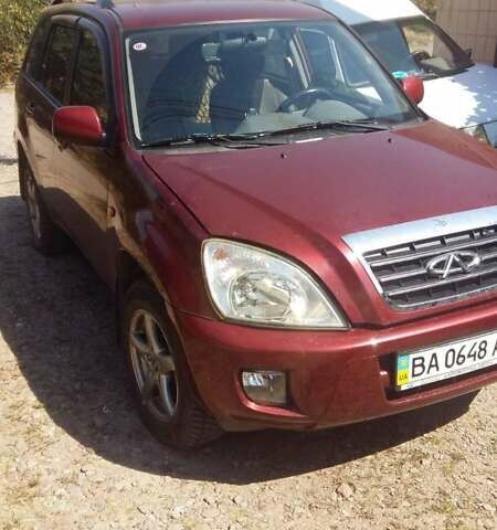 Красный Чери Тигго, объемом двигателя 2.35 л и пробегом 42 тыс. км за 5200 $, фото 1 на Automoto.ua