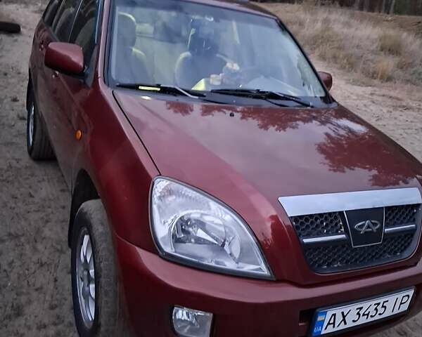 Красный Чери Тигго, объемом двигателя 2.35 л и пробегом 208 тыс. км за 5200 $, фото 1 на Automoto.ua