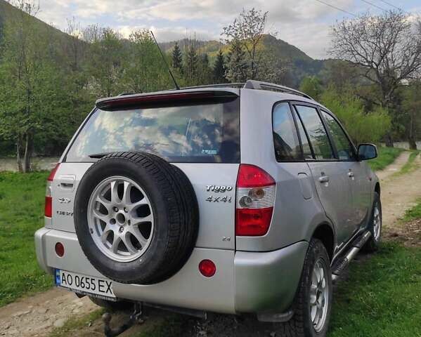 Серый Чери Тигго, объемом двигателя 2.4 л и пробегом 60 тыс. км за 4400 $, фото 1 на Automoto.ua