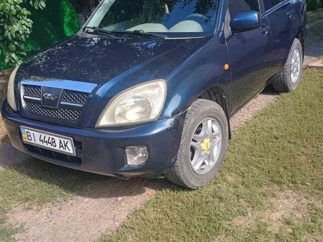 Синій Чері Тігго, об'ємом двигуна 2 л та пробігом 170 тис. км за 2200 $, фото 1 на Automoto.ua