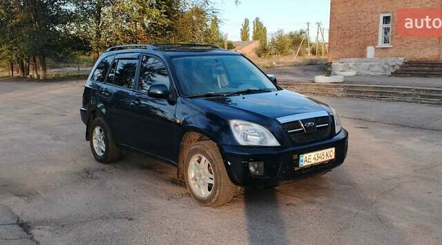 Синій Чері Тігго, об'ємом двигуна 2 л та пробігом 227 тис. км за 3000 $, фото 1 на Automoto.ua