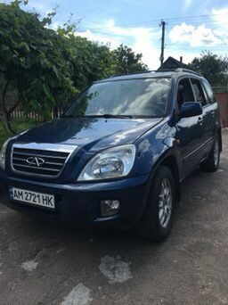 Синий Чери Тигго, объемом двигателя 2.4 л и пробегом 150 тыс. км за 4400 $, фото 1 на Automoto.ua