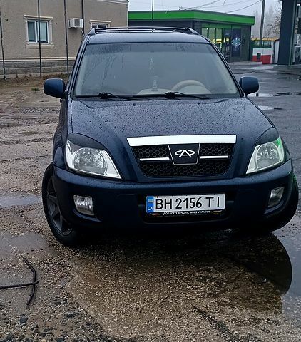Синий Чери Тигго, объемом двигателя 2.4 л и пробегом 82 тыс. км за 4300 $, фото 1 на Automoto.ua