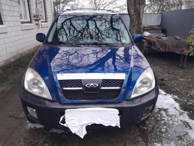 Синий Чери Тигго, объемом двигателя 2.4 л и пробегом 245 тыс. км за 3500 $, фото 1 на Automoto.ua