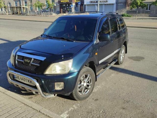 Зеленый Чери Тигго, объемом двигателя 2 л и пробегом 140 тыс. км за 5000 $, фото 1 на Automoto.ua