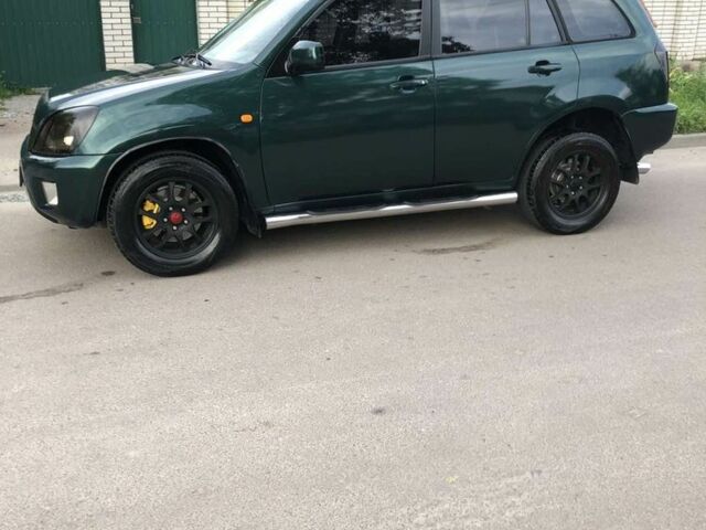 Зеленый Чери Тигго, объемом двигателя 2.4 л и пробегом 212 тыс. км за 4500 $, фото 1 на Automoto.ua