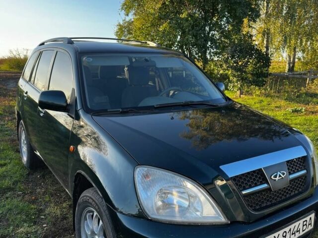 Зелений Чері Тігго, об'ємом двигуна 2.4 л та пробігом 130 тис. км за 4800 $, фото 1 на Automoto.ua