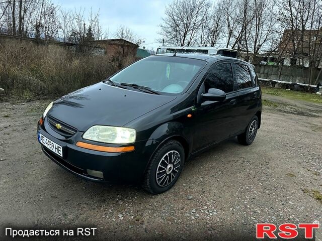 Черный Шевроле Авео, объемом двигателя 1.5 л и пробегом 217 тыс. км за 2600 $, фото 1 на Automoto.ua