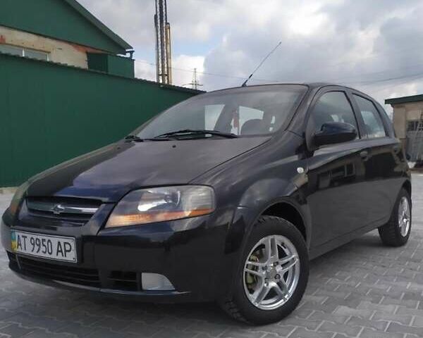 Черный Шевроле Авео, объемом двигателя 1.5 л и пробегом 133 тыс. км за 3200 $, фото 1 на Automoto.ua
