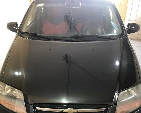 Черный Шевроле Авео, объемом двигателя 1.5 л и пробегом 200 тыс. км за 2600 $, фото 1 на Automoto.ua