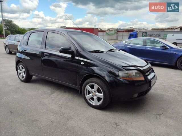 Черный Шевроле Авео, объемом двигателя 1.5 л и пробегом 163 тыс. км за 3300 $, фото 1 на Automoto.ua