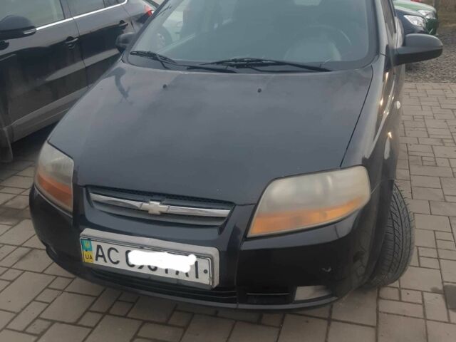 Чорний Шевроле Авео, об'ємом двигуна 1.5 л та пробігом 210 тис. км за 1500 $, фото 1 на Automoto.ua