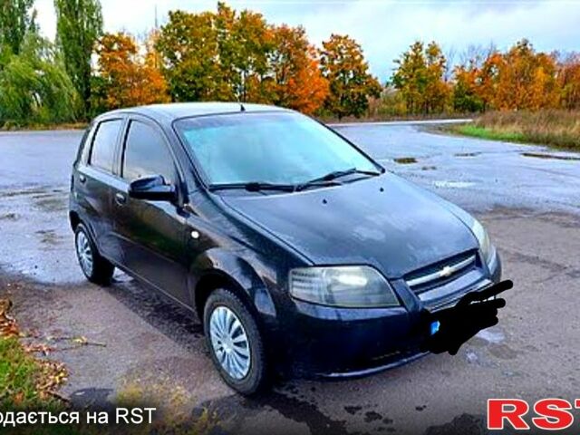 Черный Шевроле Авео, объемом двигателя 1.6 л и пробегом 230 тыс. км за 3150 $, фото 1 на Automoto.ua