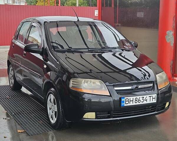 Черный Шевроле Авео, объемом двигателя 1.5 л и пробегом 212 тыс. км за 3000 $, фото 1 на Automoto.ua