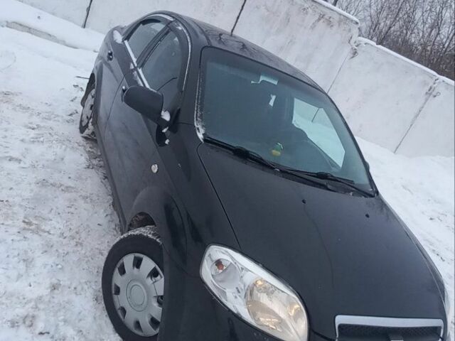 Черный Шевроле Авео, объемом двигателя 1.4 л и пробегом 184 тыс. км за 2800 $, фото 1 на Automoto.ua