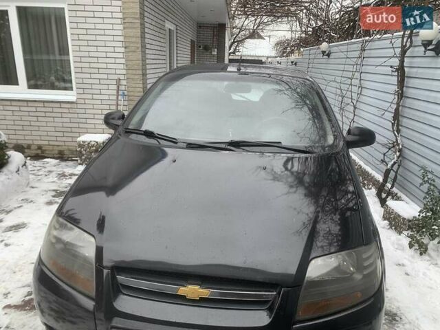 Черный Шевроле Авео, объемом двигателя 1.5 л и пробегом 265 тыс. км за 2950 $, фото 1 на Automoto.ua