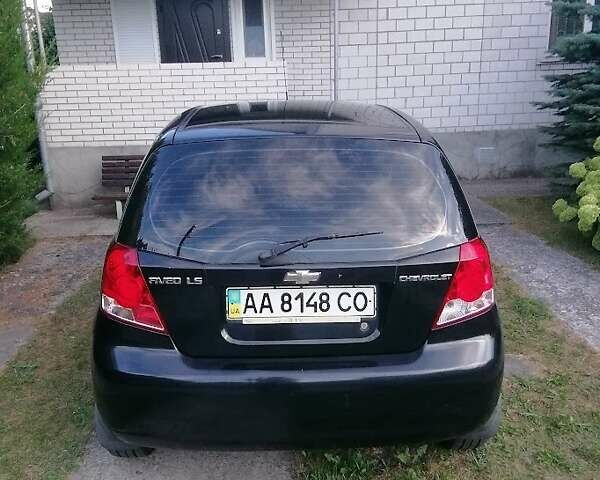 Черный Шевроле Авео, объемом двигателя 1.5 л и пробегом 220 тыс. км за 3500 $, фото 1 на Automoto.ua