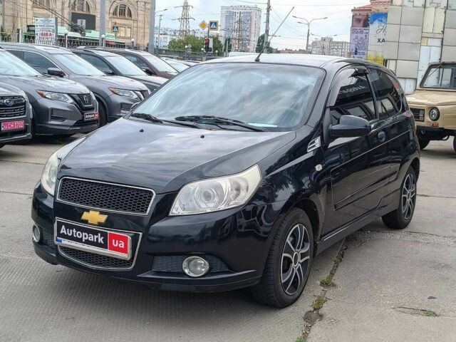 Черный Шевроле Авео, объемом двигателя 1.5 л и пробегом 129 тыс. км за 3590 $, фото 1 на Automoto.ua