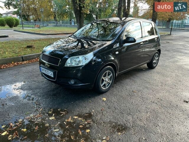 Черный Шевроле Авео, объемом двигателя 1.5 л и пробегом 92 тыс. км за 4700 $, фото 1 на Automoto.ua