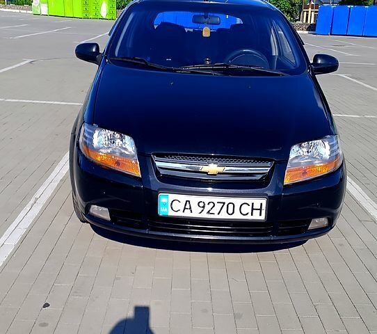 Черный Шевроле Авео, объемом двигателя 1.5 л и пробегом 266 тыс. км за 3300 $, фото 1 на Automoto.ua