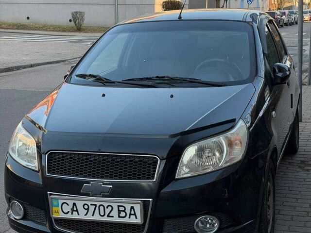 Черный Шевроле Авео, объемом двигателя 1.5 л и пробегом 199 тыс. км за 3200 $, фото 1 на Automoto.ua