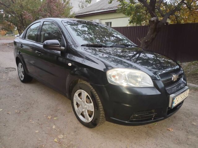 Черный Шевроле Авео, объемом двигателя 1.4 л и пробегом 212 тыс. км за 3200 $, фото 1 на Automoto.ua