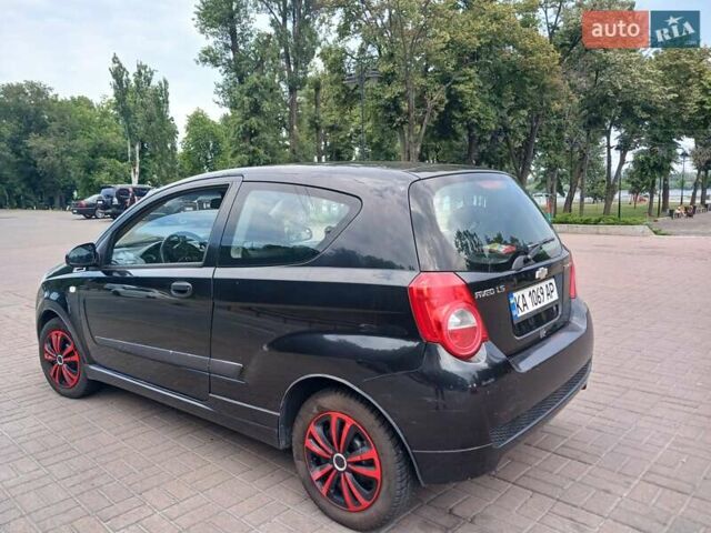 Черный Шевроле Авео, объемом двигателя 1.4 л и пробегом 220 тыс. км за 3100 $, фото 1 на Automoto.ua