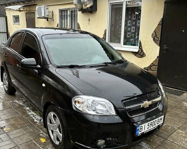 Черный Шевроле Авео, объемом двигателя 1.5 л и пробегом 112 тыс. км за 3700 $, фото 1 на Automoto.ua