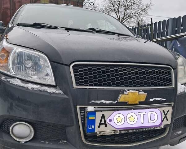 Черный Шевроле Авео, объемом двигателя 1.5 л и пробегом 219 тыс. км за 4500 $, фото 1 на Automoto.ua