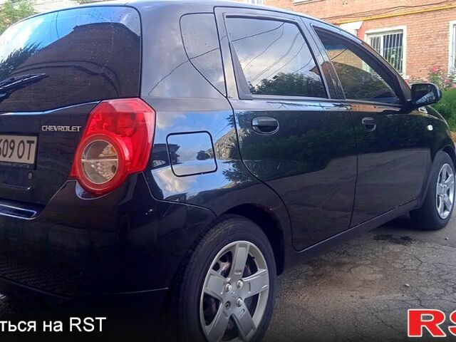 Черный Шевроле Авео, объемом двигателя 1.2 л и пробегом 135 тыс. км за 3500 $, фото 1 на Automoto.ua