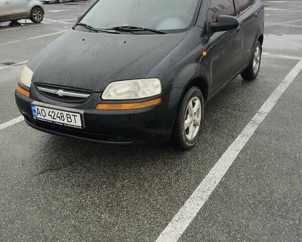 Чорний Шевроле Авео, об'ємом двигуна 1.5 л та пробігом 250 тис. км за 2900 $, фото 1 на Automoto.ua