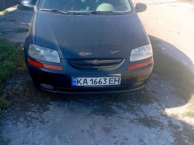 Черный Шевроле Авео, объемом двигателя 1.5 л и пробегом 270 тыс. км за 3200 $, фото 1 на Automoto.ua