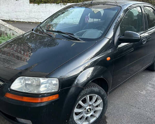 Чорний Шевроле Авео, об'ємом двигуна 1.5 л та пробігом 221 тис. км за 3500 $, фото 1 на Automoto.ua