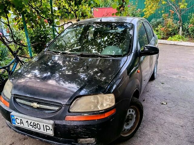 Черный Шевроле Авео, объемом двигателя 1.5 л и пробегом 240 тыс. км за 1300 $, фото 1 на Automoto.ua