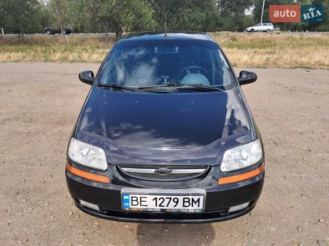 Черный Шевроле Авео, объемом двигателя 1.5 л и пробегом 191 тыс. км за 3550 $, фото 1 на Automoto.ua