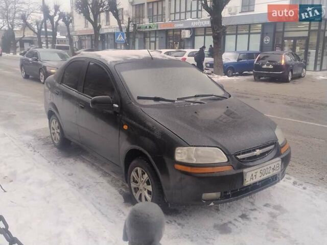 Черный Шевроле Авео, объемом двигателя 1.5 л и пробегом 555 тыс. км за 2300 $, фото 1 на Automoto.ua