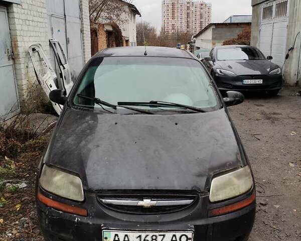 Черный Шевроле Авео, объемом двигателя 1.5 л и пробегом 62 тыс. км за 1200 $, фото 1 на Automoto.ua
