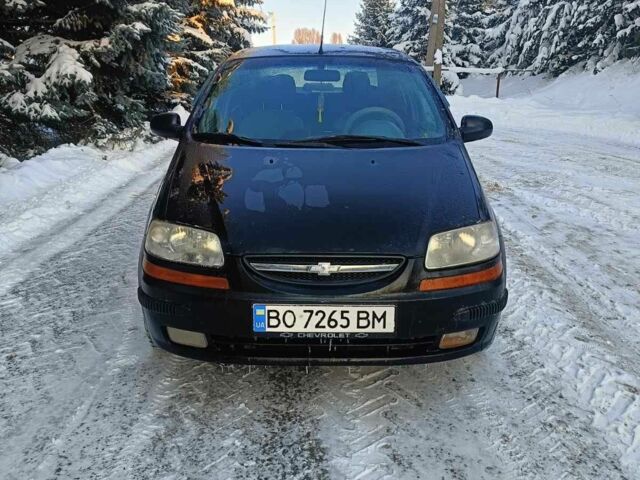 Черный Шевроле Авео, объемом двигателя 1.5 л и пробегом 223 тыс. км за 1550 $, фото 1 на Automoto.ua