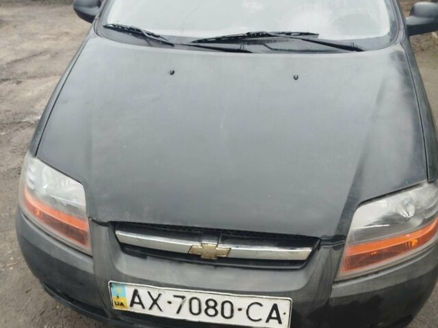 Черный Шевроле Авео, объемом двигателя 1.5 л и пробегом 226 тыс. км за 2400 $, фото 1 на Automoto.ua