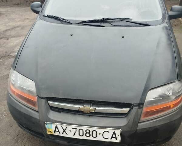 Черный Шевроле Авео, объемом двигателя 1.5 л и пробегом 226 тыс. км за 2400 $, фото 1 на Automoto.ua