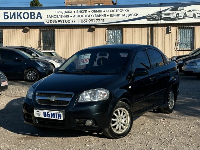 Чорний Шевроле Авео, об'ємом двигуна 1.5 л та пробігом 198 тис. км за 4200 $, фото 1 на Automoto.ua