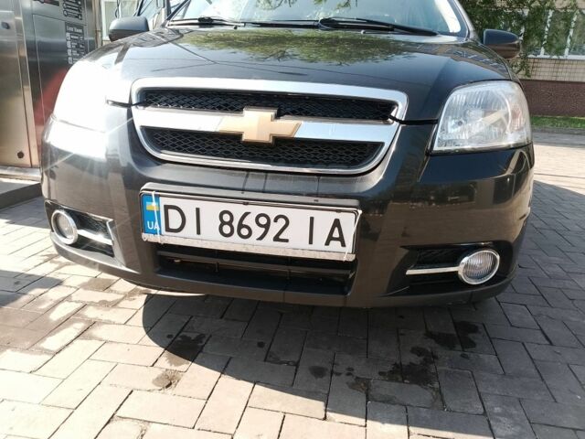 Черный Шевроле Авео, объемом двигателя 1.5 л и пробегом 148 тыс. км за 3477 $, фото 1 на Automoto.ua