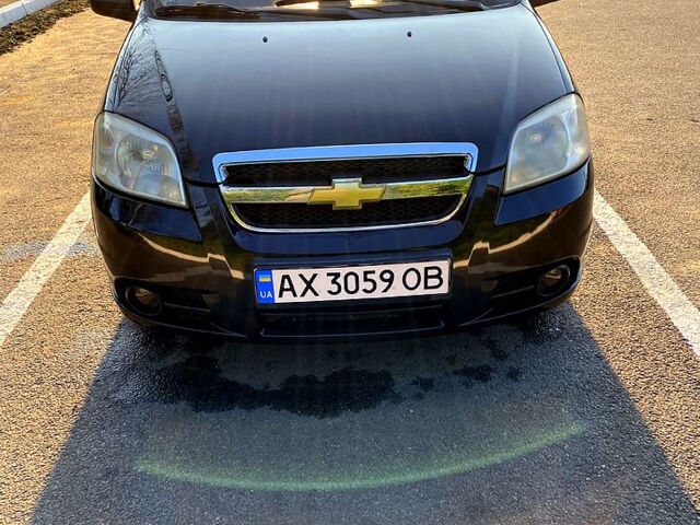 Черный Шевроле Авео, объемом двигателя 1.5 л и пробегом 176 тыс. км за 3800 $, фото 1 на Automoto.ua