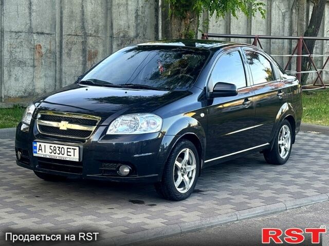 Черный Шевроле Авео, объемом двигателя 1.5 л и пробегом 159 тыс. км за 3650 $, фото 1 на Automoto.ua