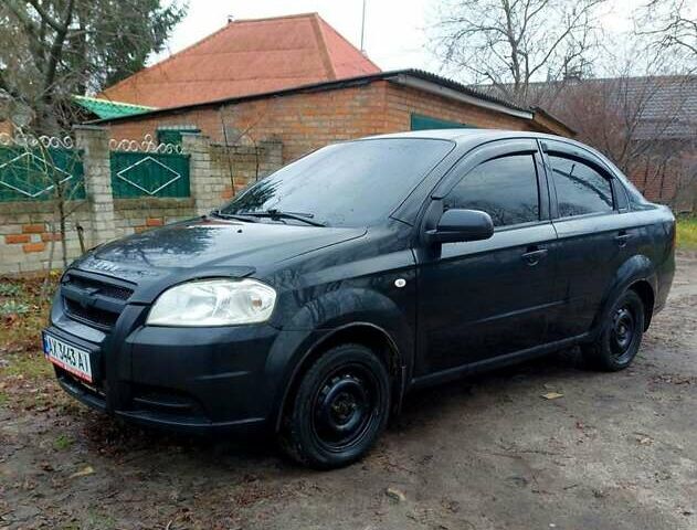 Черный Шевроле Авео, объемом двигателя 1.5 л и пробегом 305 тыс. км за 3450 $, фото 1 на Automoto.ua