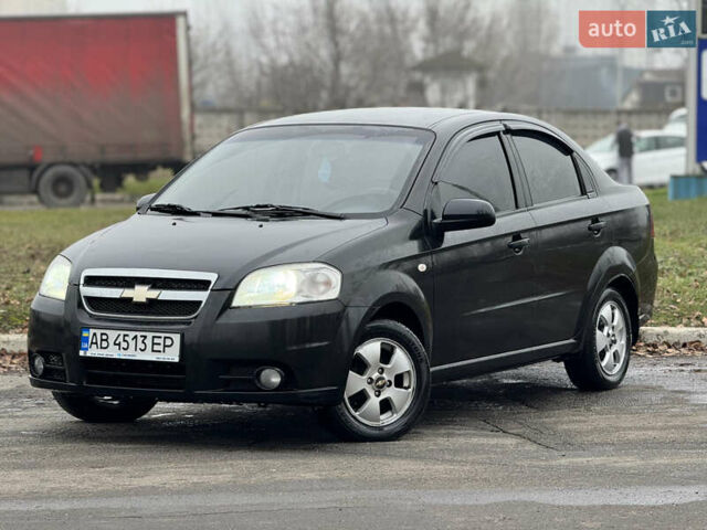 Черный Шевроле Авео, объемом двигателя 1.5 л и пробегом 225 тыс. км за 3999 $, фото 1 на Automoto.ua