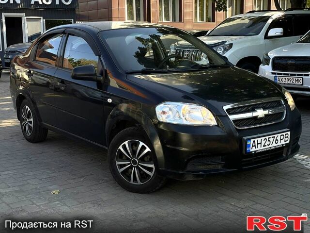 Черный Шевроле Авео, объемом двигателя 1.5 л и пробегом 225 тыс. км за 3700 $, фото 1 на Automoto.ua